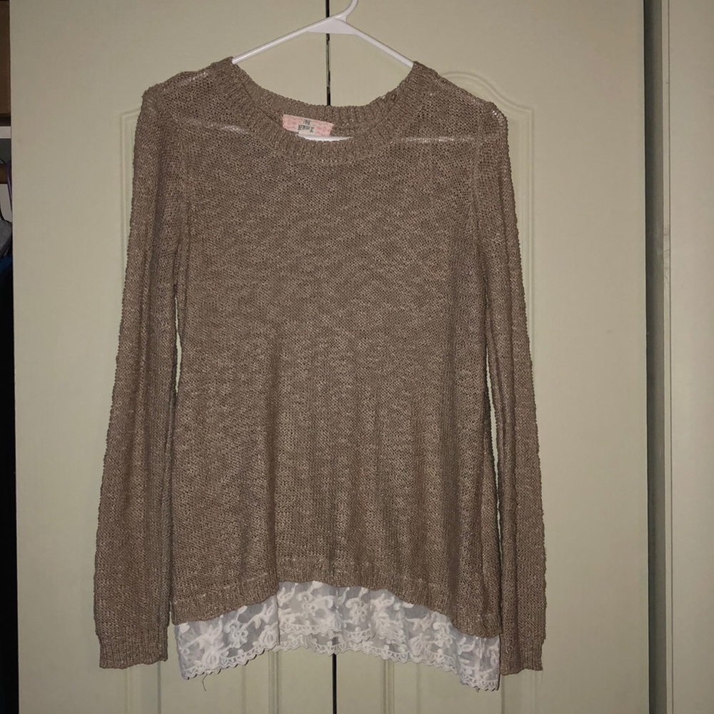 Brown Knit Sweater